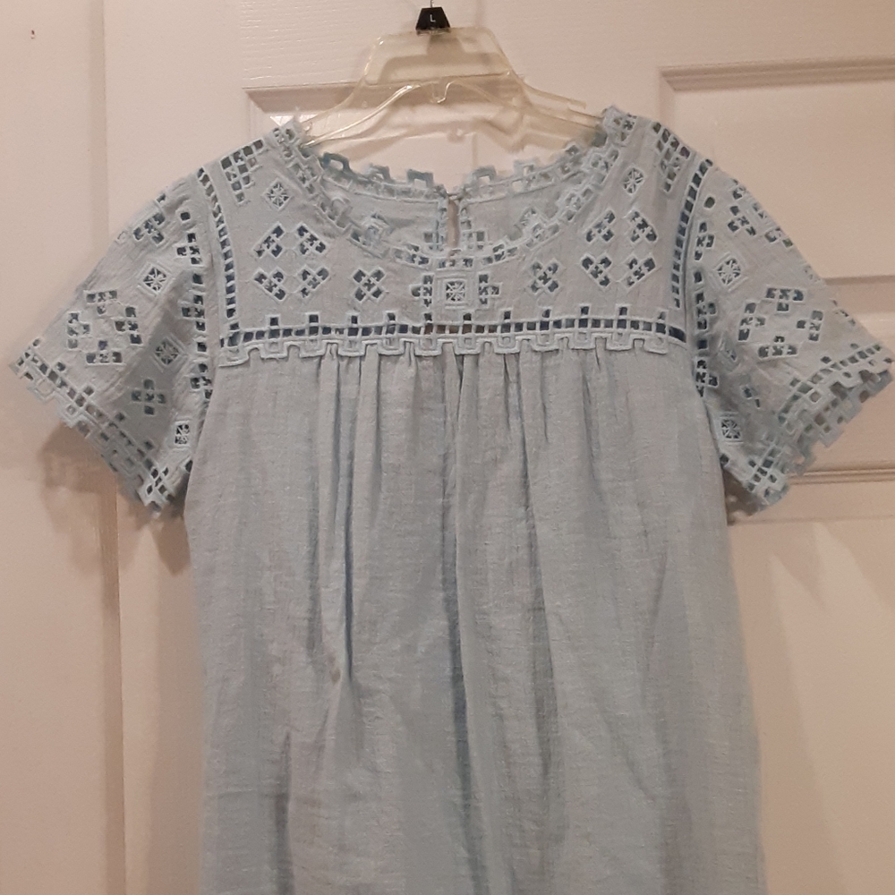 Sea New York Light Blue Dress Size 0 - Picture 4 of 8